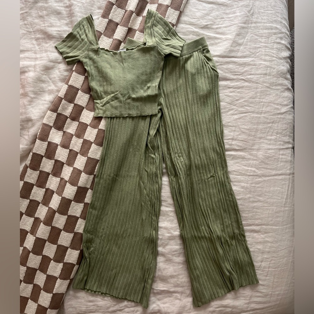 Princess Polly Green Matching Lounge Set